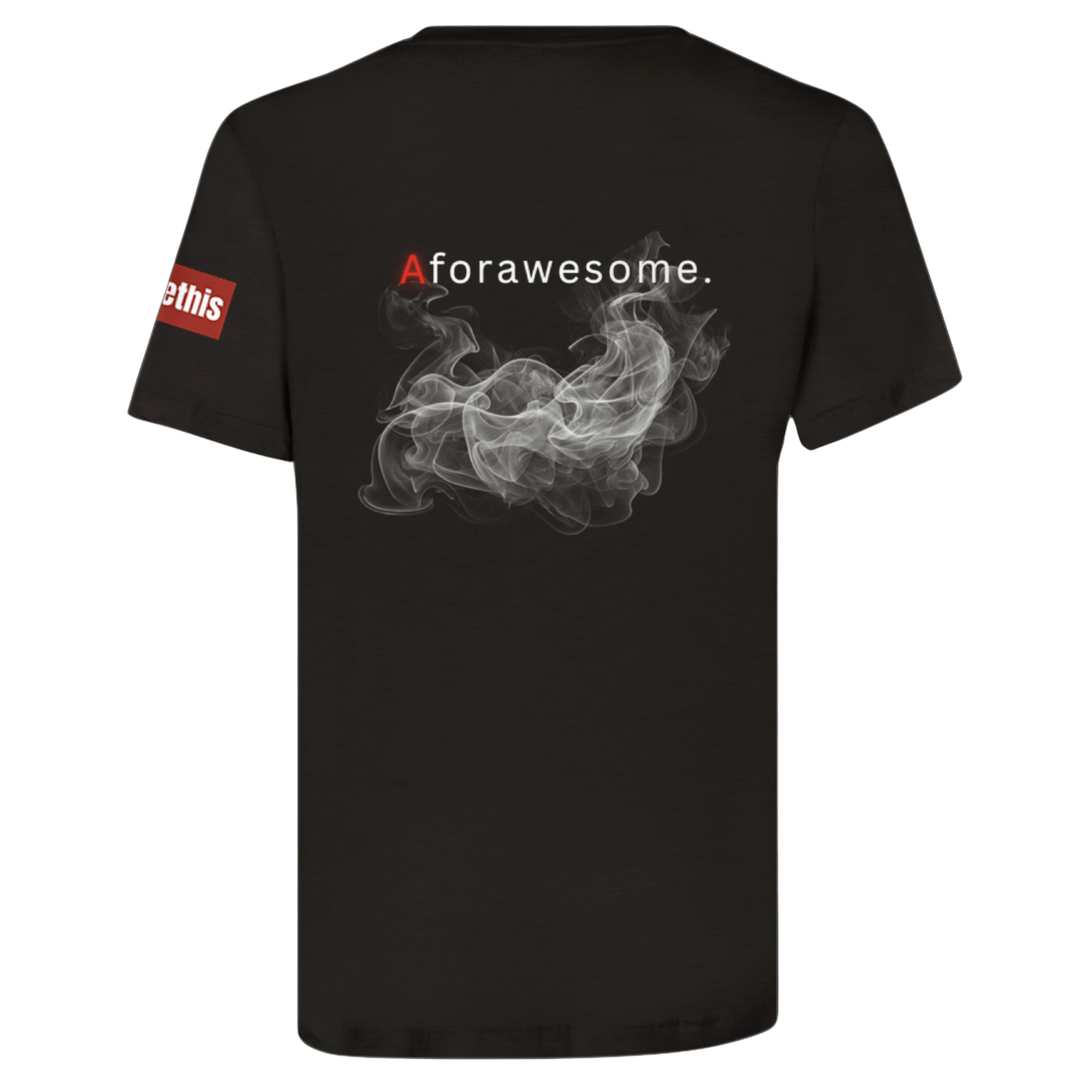 Aforawesome™ Blaze This! Unisex Triblend Athletic T-Shirt Scorch Black