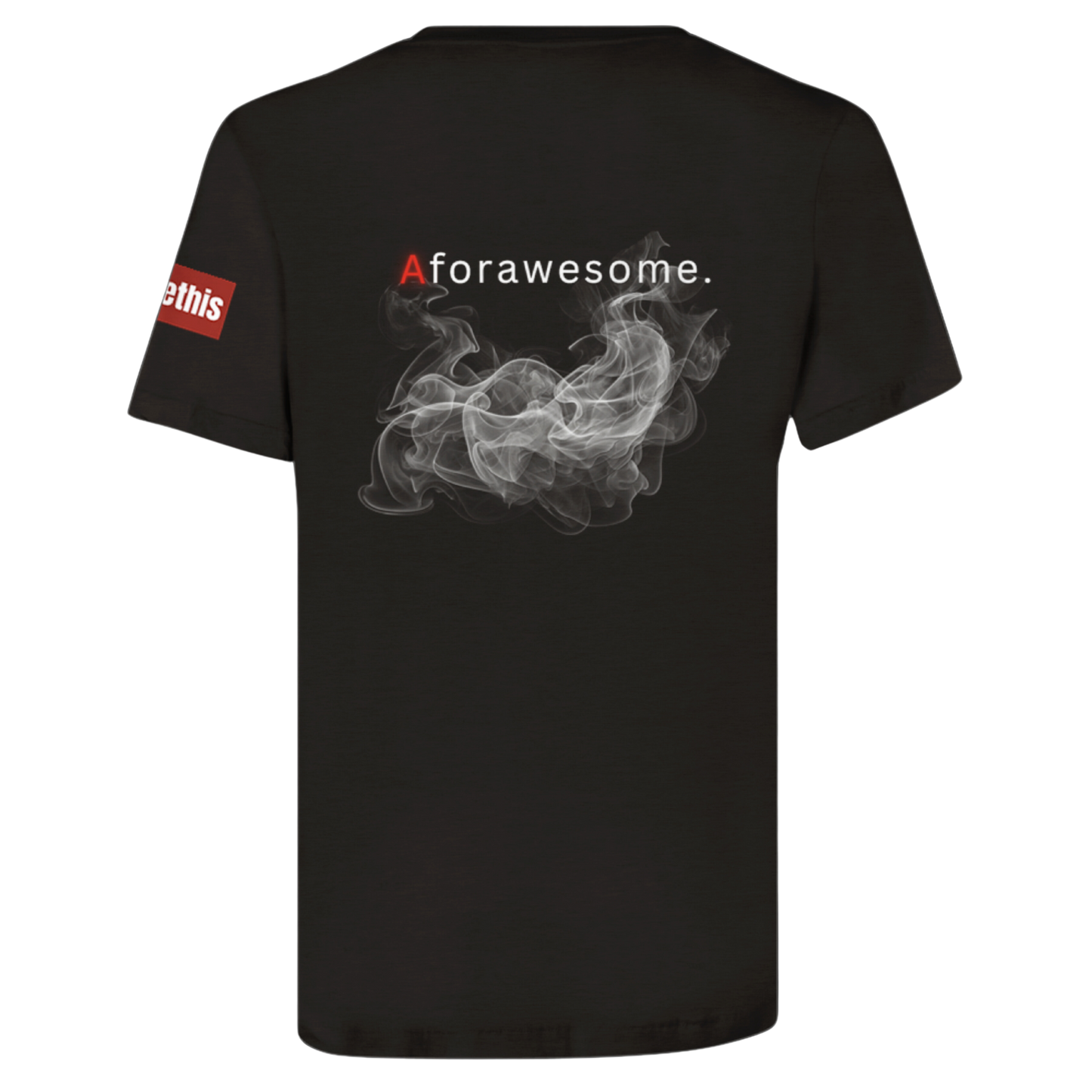 Aforawesome™ Blaze This! Unisex Triblend Athletic T-Shirt Scorch Black