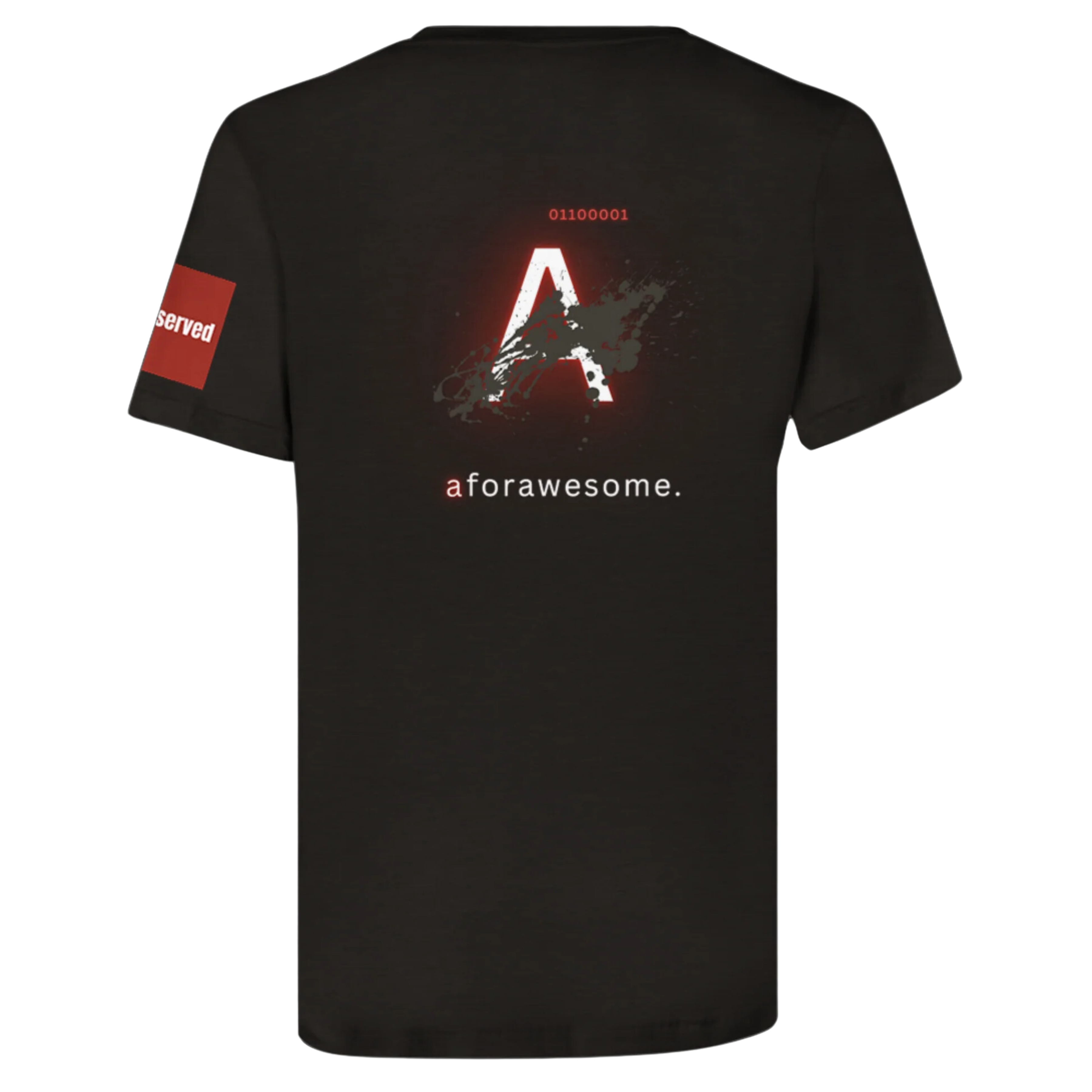 Aforawesome™ Underserved Unisex Triblend Athletic T-shirt Shadow Black