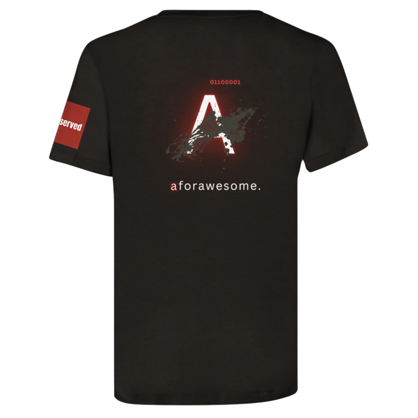 Aforawesome™ Underserved Unisex Triblend Athletic T-shirt Shadow Black